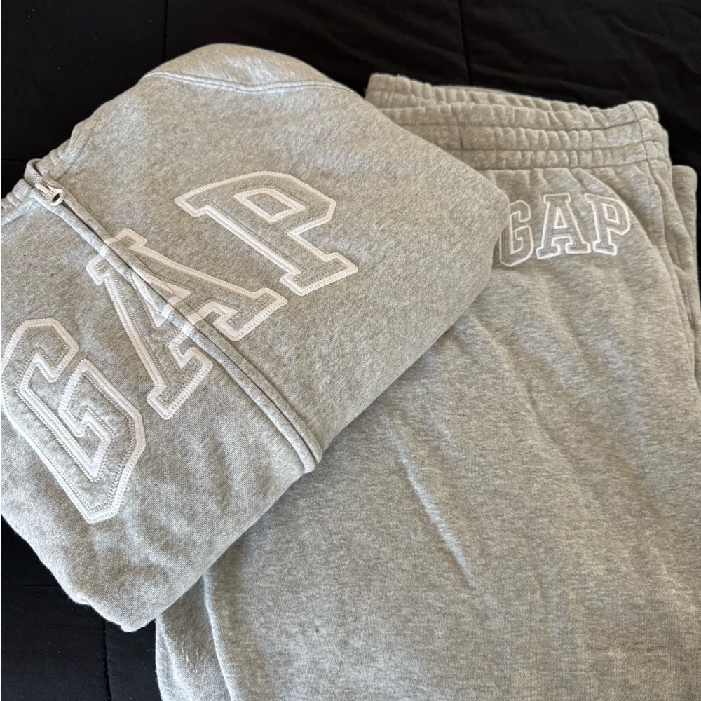 GAP Light Gray Hoodie and Joggers Set